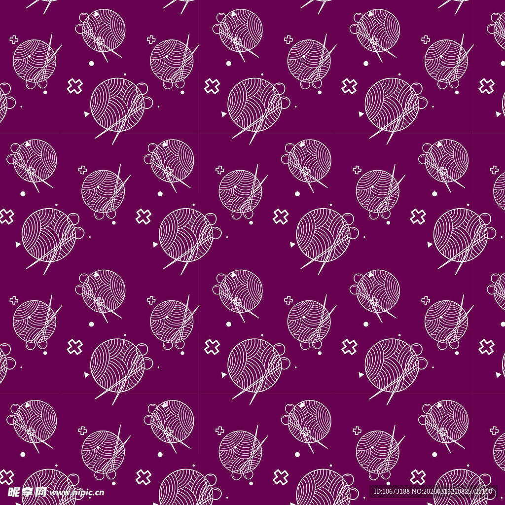 毛线球图案背景