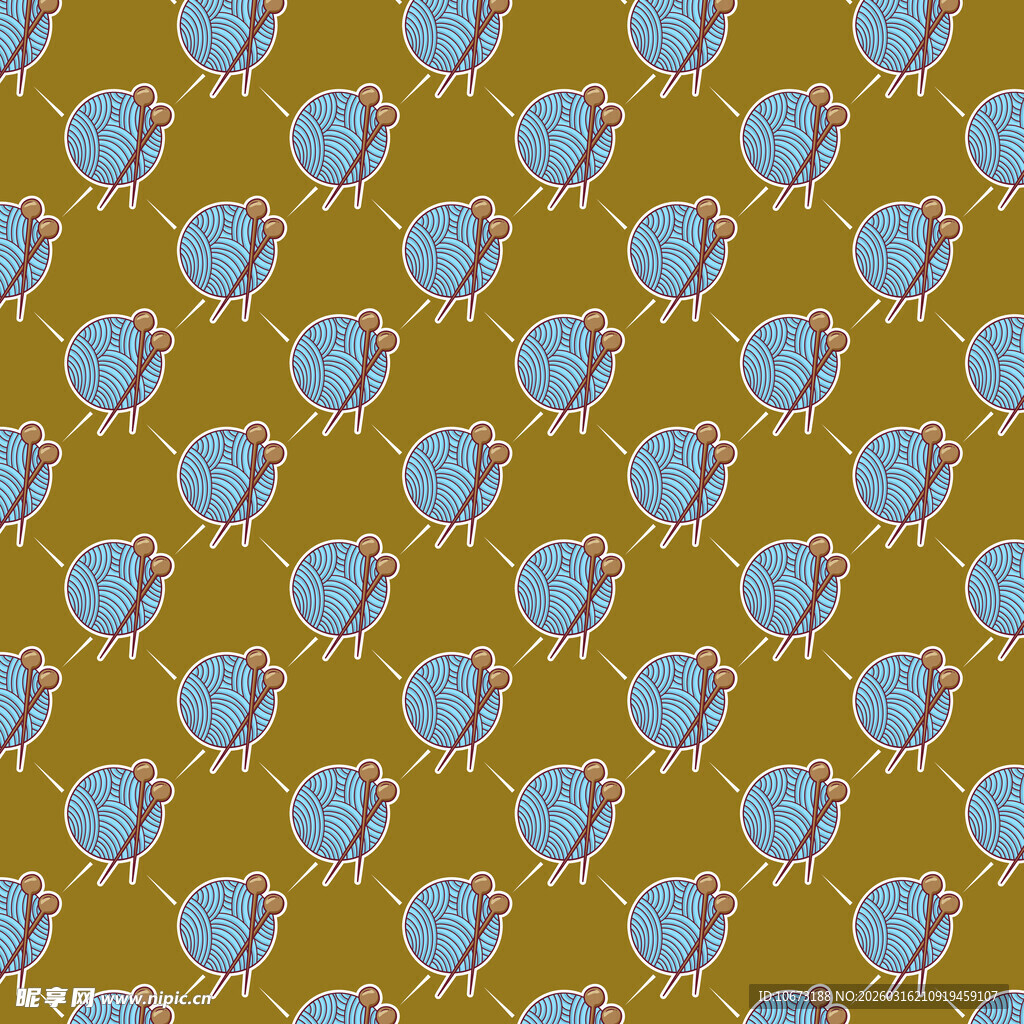 毛线团图案背景