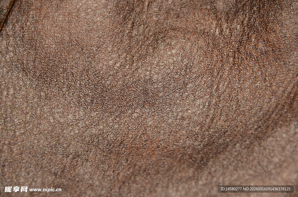 棕色皮革纹理特写