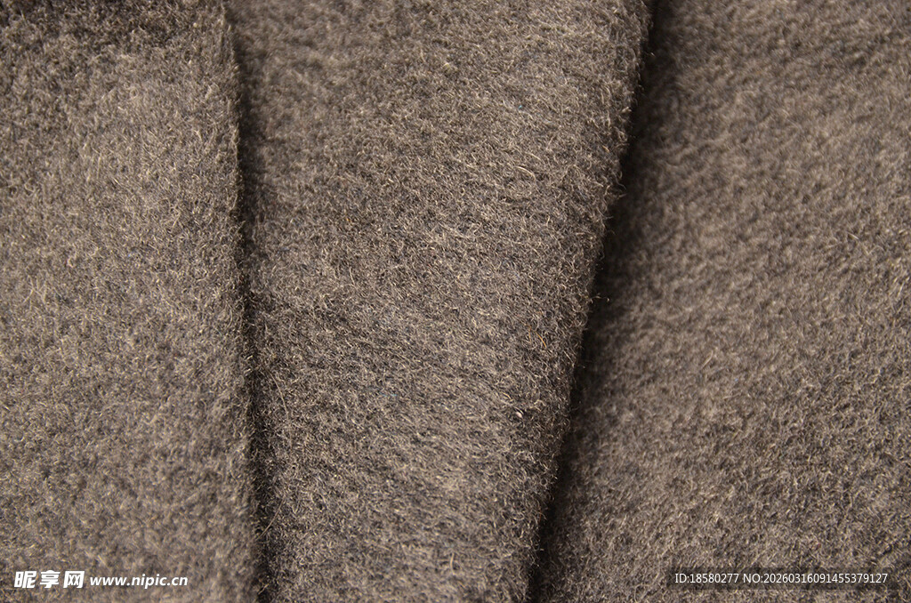 深灰色纹理布料细节展示