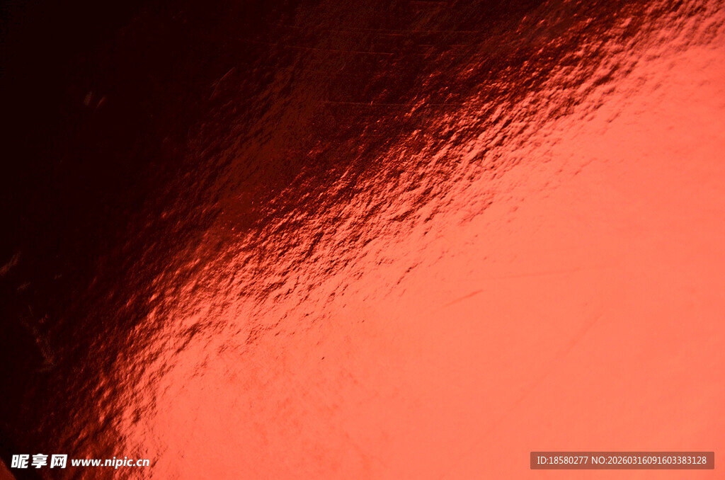 红色金属质感纹理表面