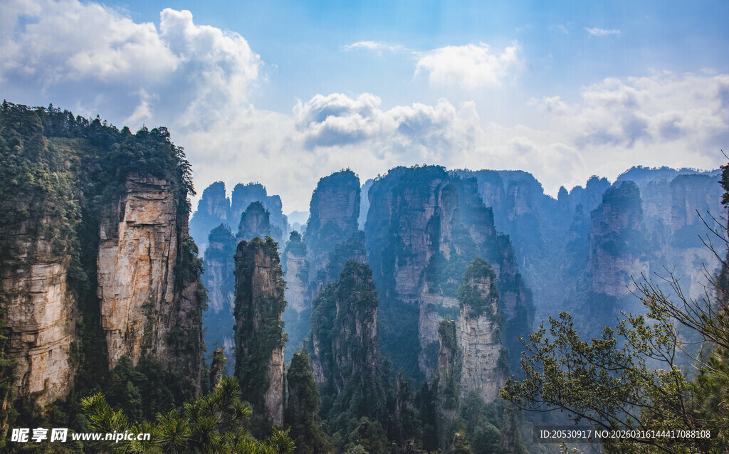 祖国山河大好河山张家界风景