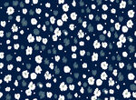 深蓝色底散布白色斑点图案