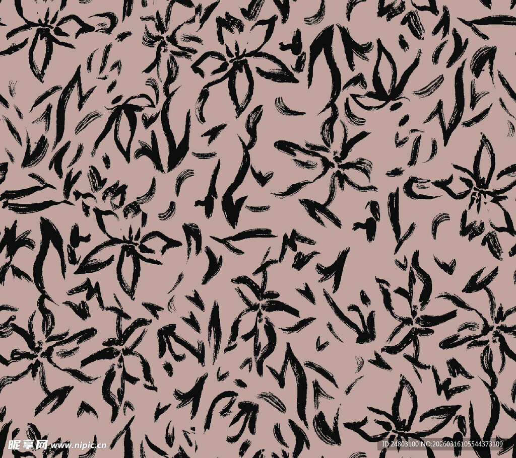 花卉图案纹理背景