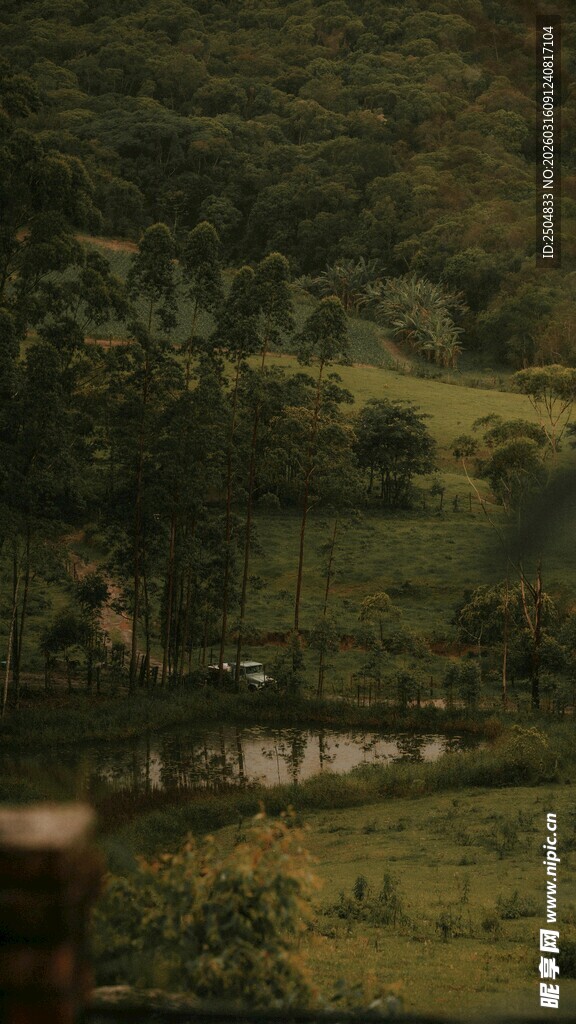 乡村静谧风光图