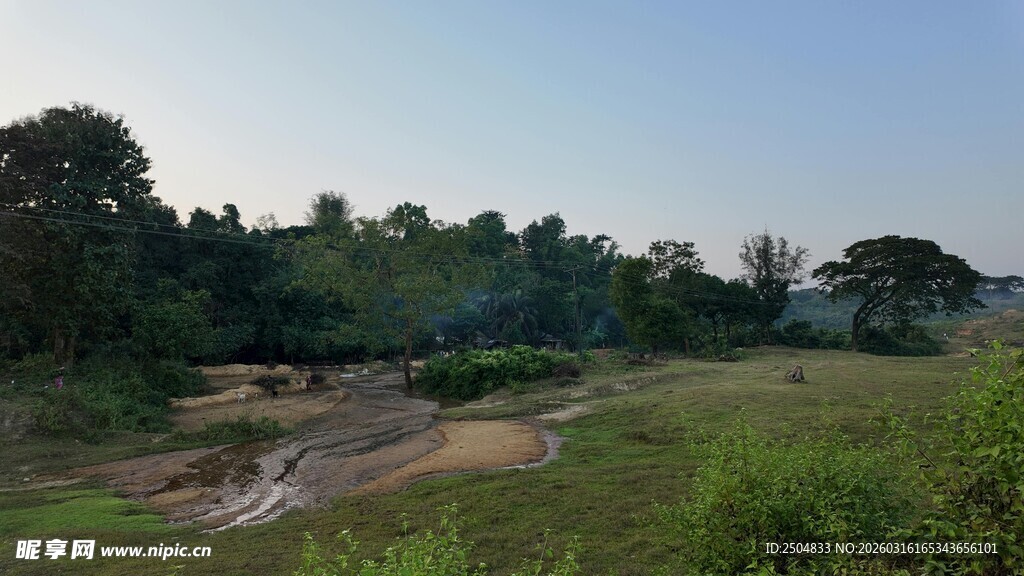 乡村田野风光美景