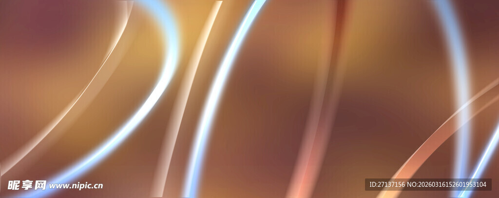 炫彩流动光线背景图