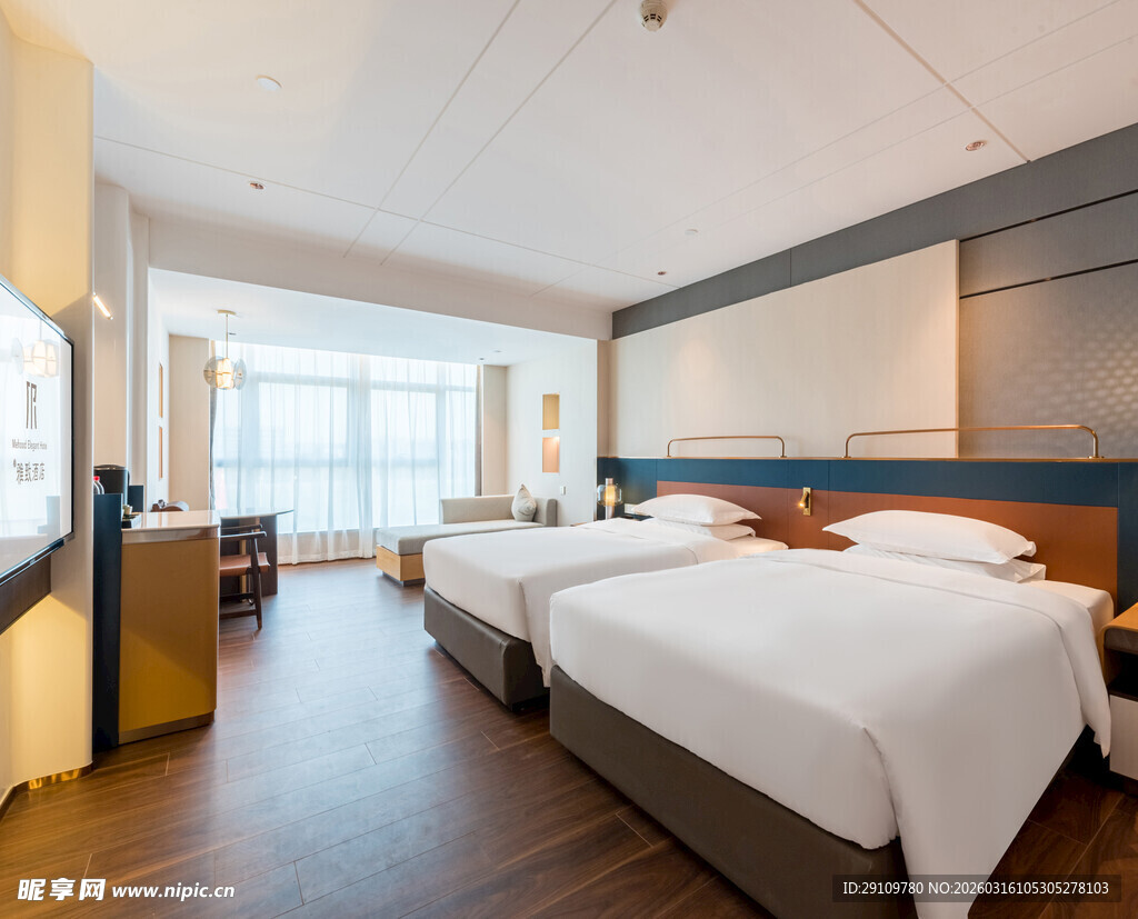 现代简约风格酒店客房