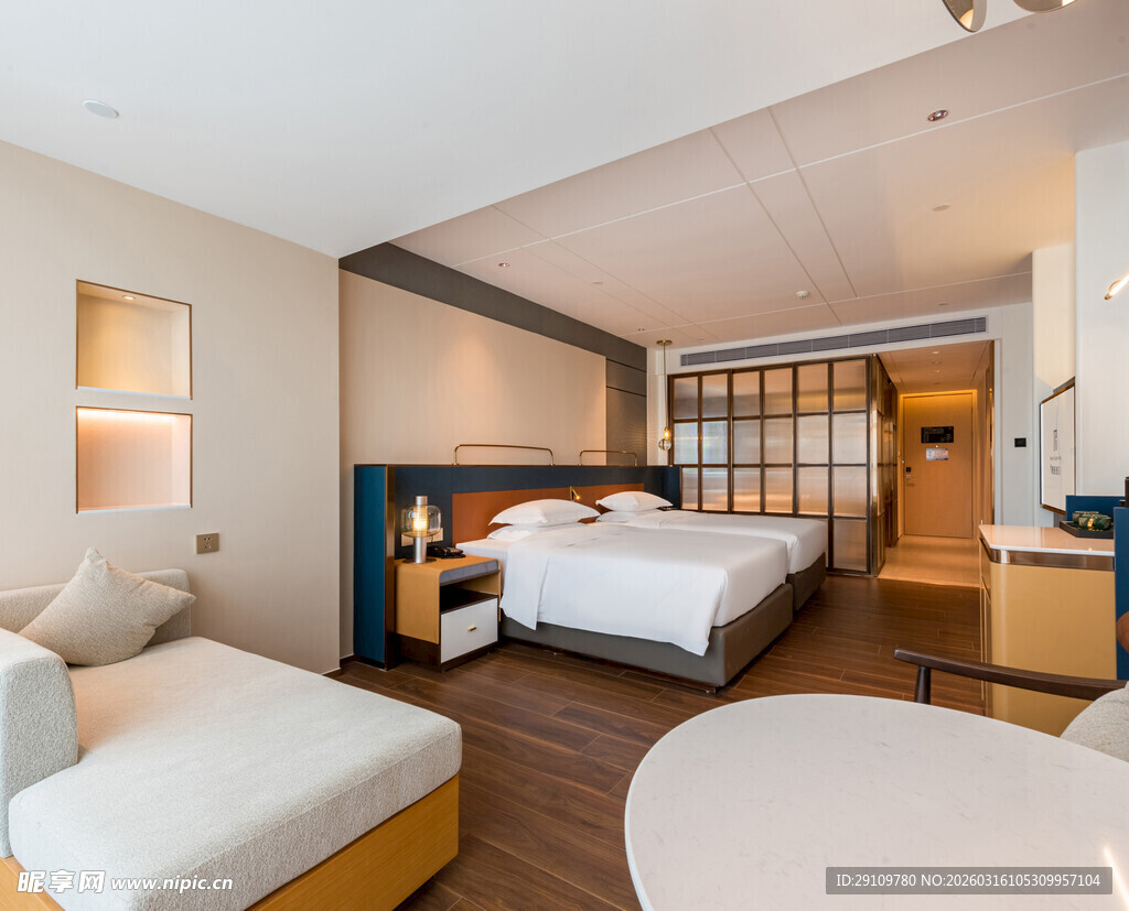 现代简约风格舒适卧室空间