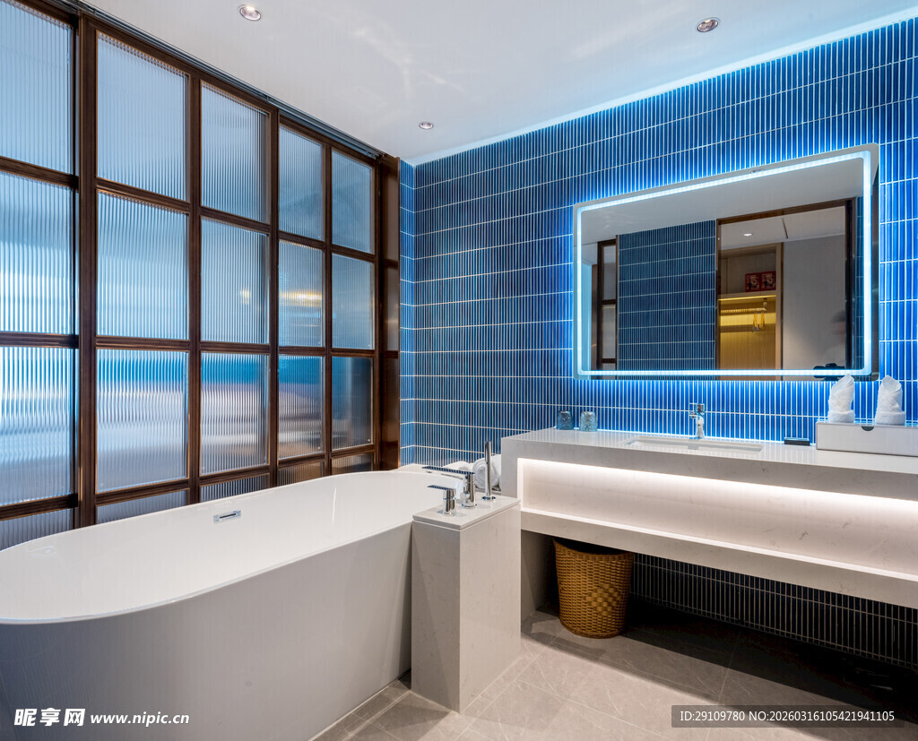 现代风浴室设计展示