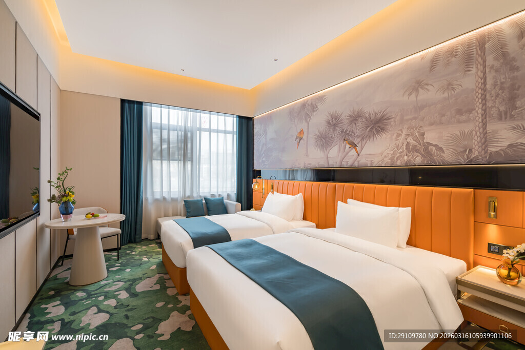 现代简约风格舒适酒店客房