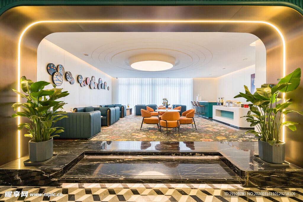 现代时尚客厅室内设计