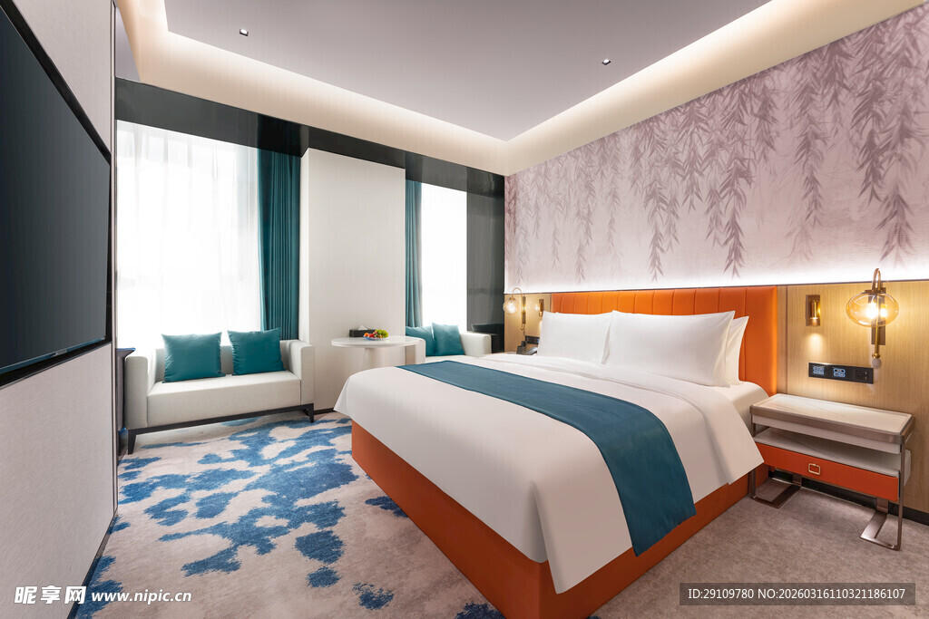 现代风格豪华卧室空间