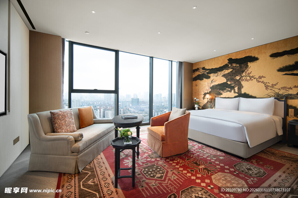 现代简约风豪华卧室空间