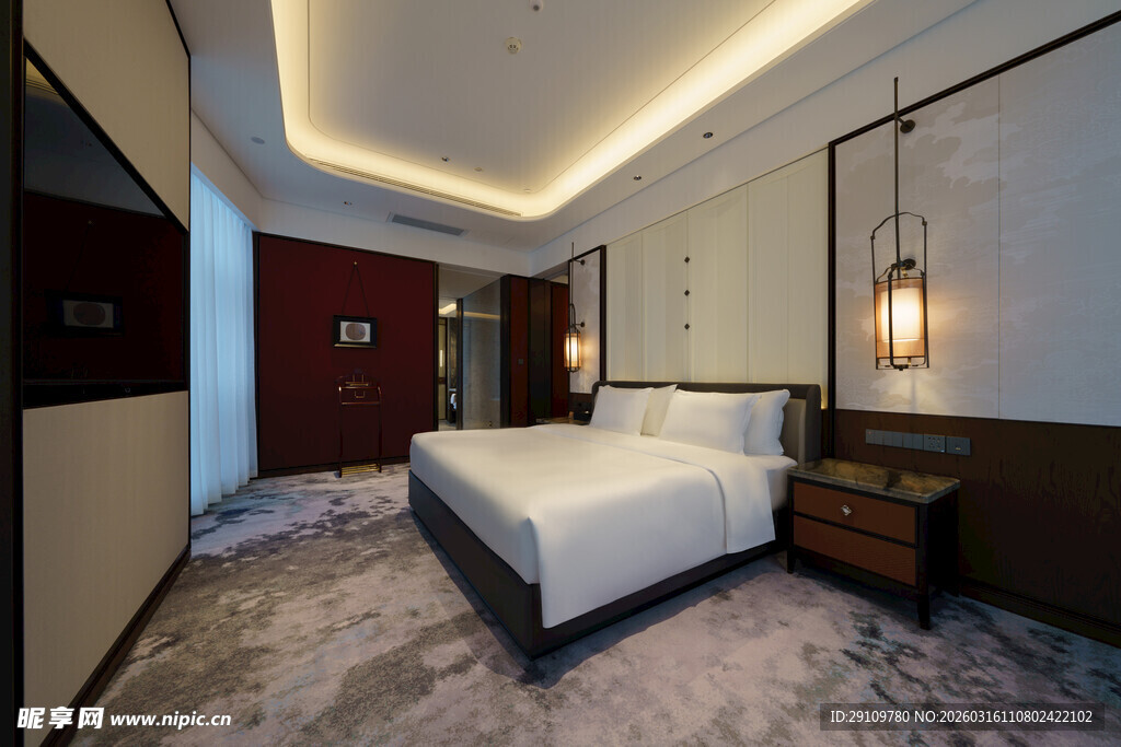 现代简约风格的温馨卧室