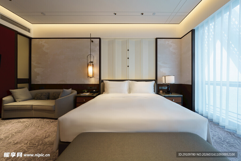 现代简约风格豪华卧室