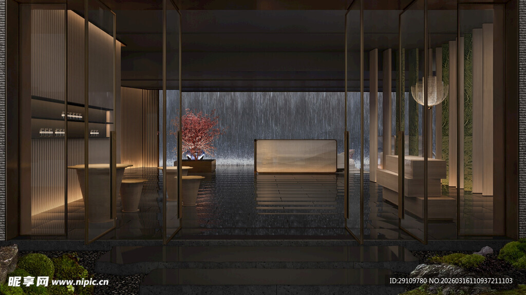 现代简约风室内走廊设计