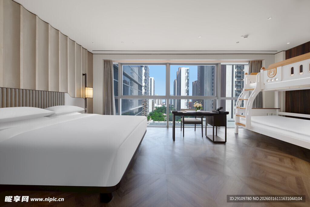 现代简约风格卧室室内景