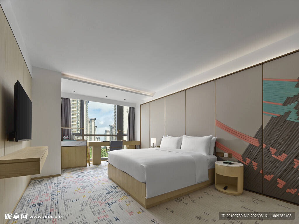 现代简约风豪华酒店客房