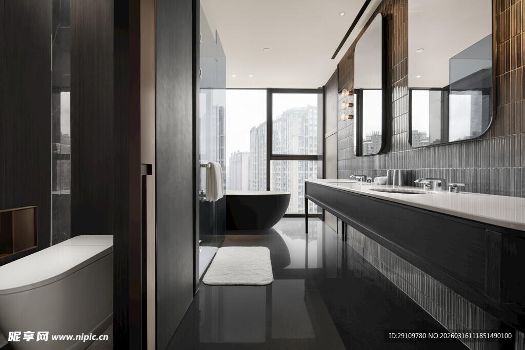 现代简约风格的卫生间