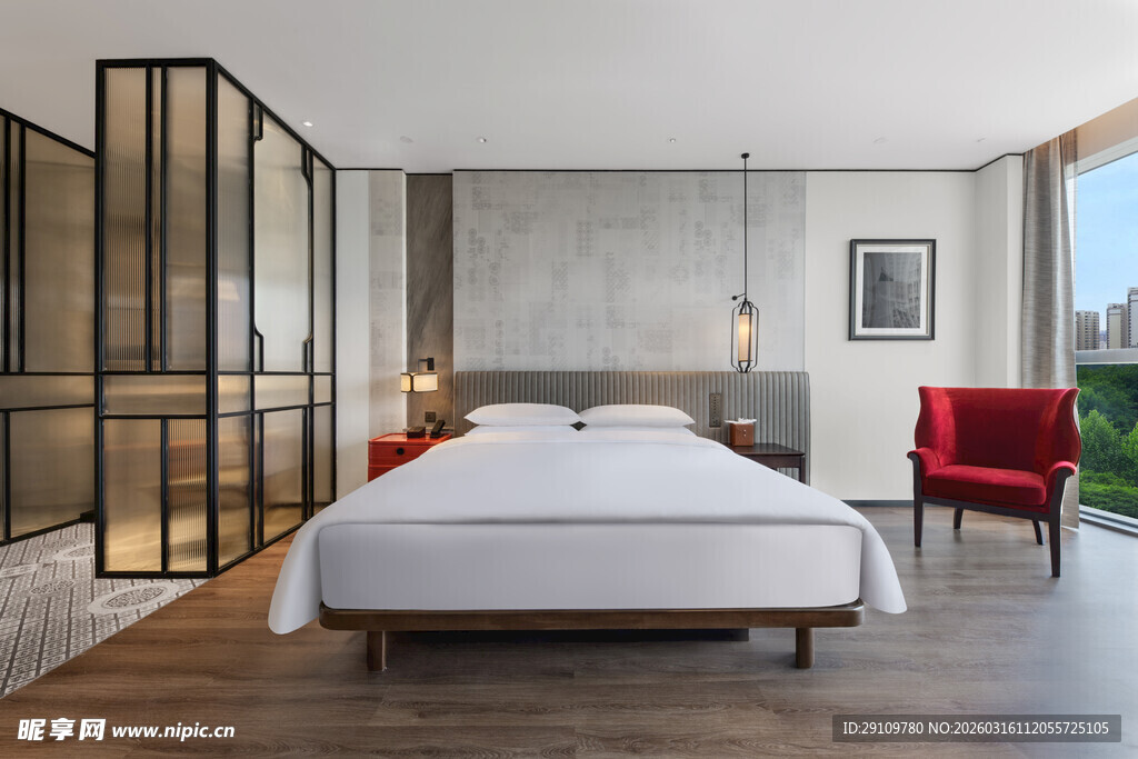 现代简约风格卧室空间