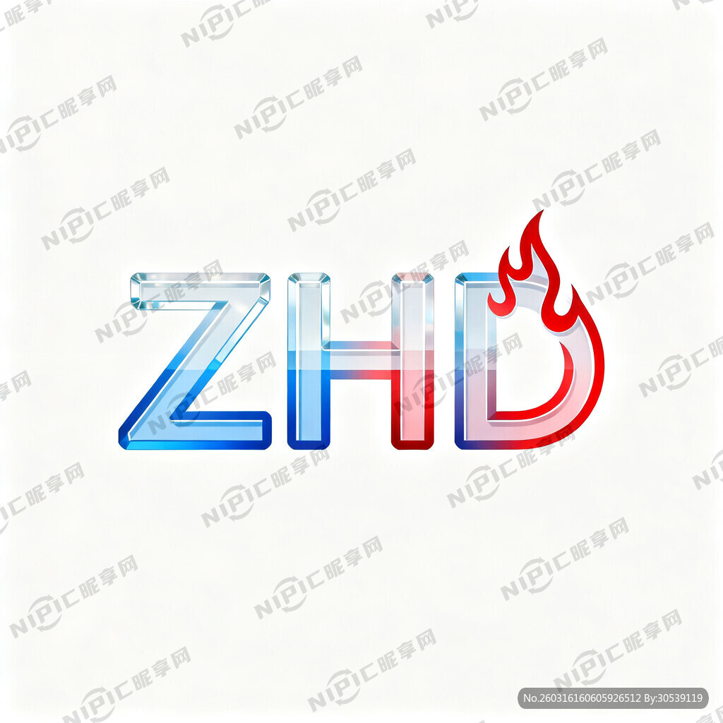 利用ZHD这三个字母生成log