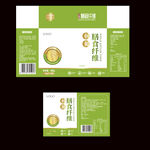 绿色清新小麦包装设计图