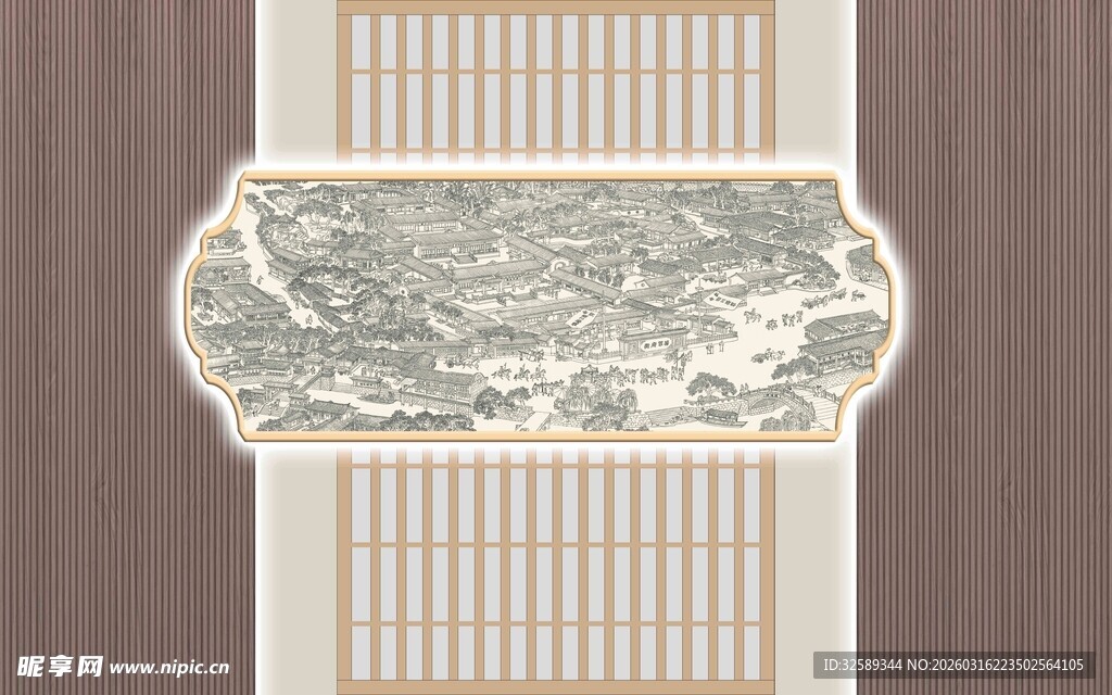 中式古典山水装饰画