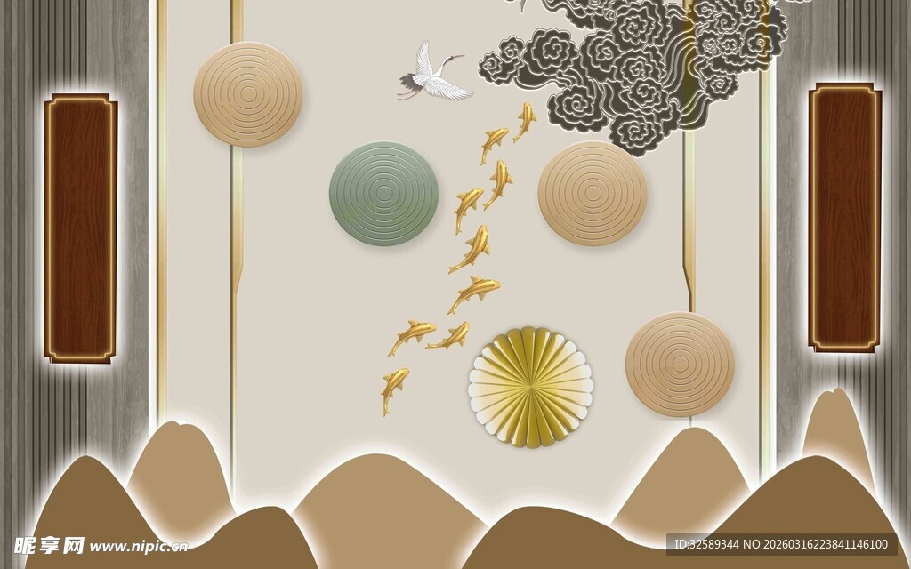 中式简约风艺术装饰画