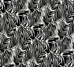 黑白线条抽象图案纹理