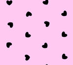 粉色背景上的心形图案