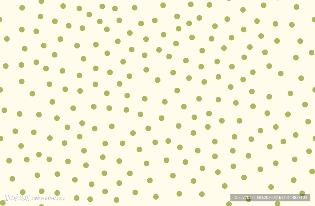 浅绿色背景点缀金色圆点