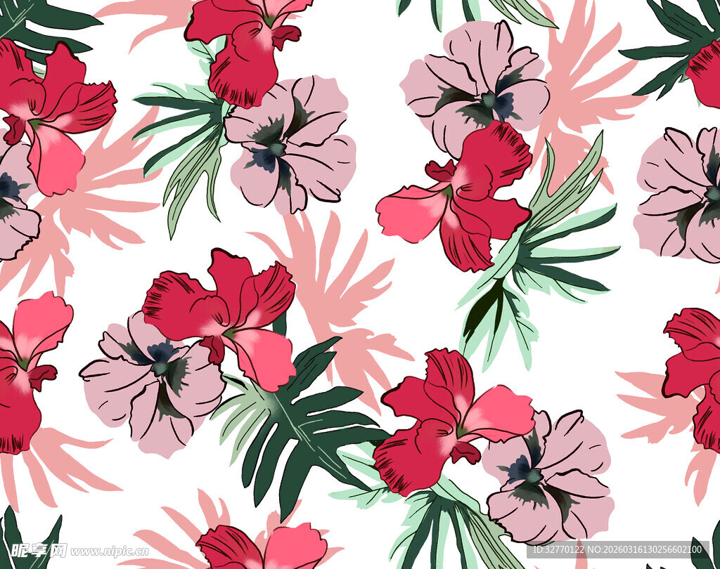 花卉 清新自然风