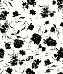 黑白碎花印花