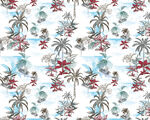 热带风情印花图案