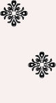 精致黑色雪花图案设计