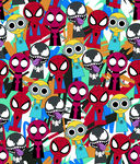 多彩蜘蛛侠卡通图案集合