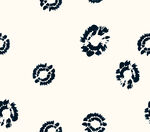 蓝白抽象圆形图案纹理