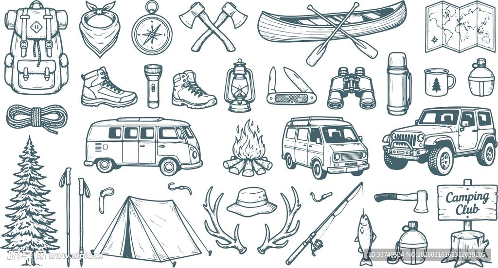 户外露营素材