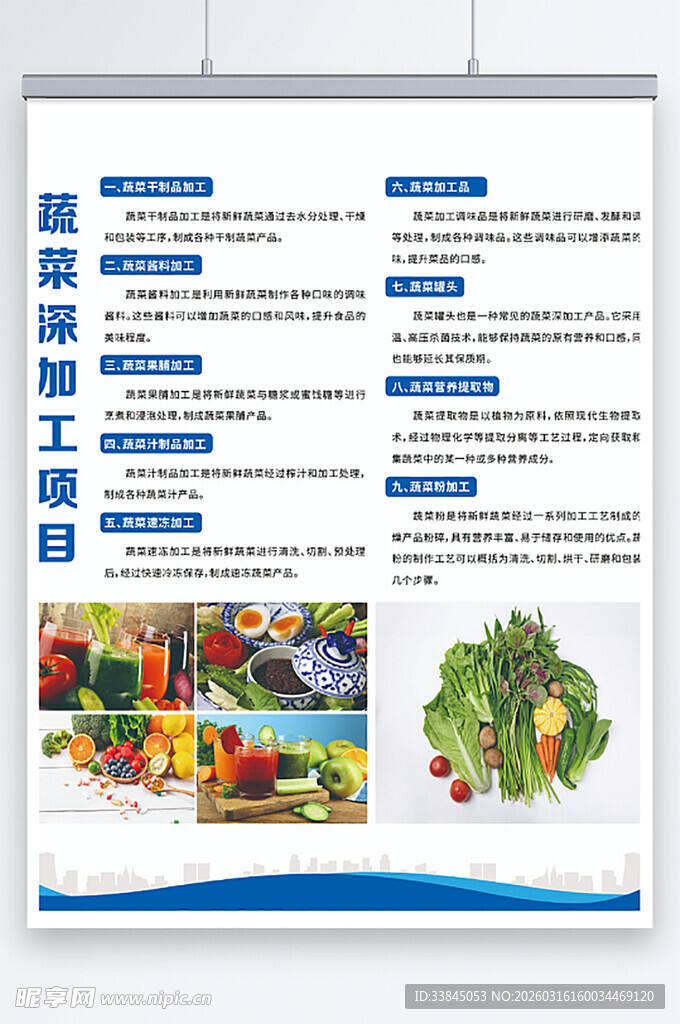 蔬菜深加工产业链