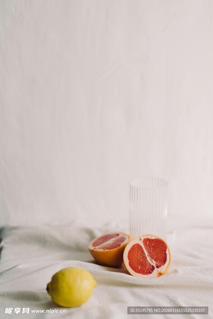 清新水果静物摆拍