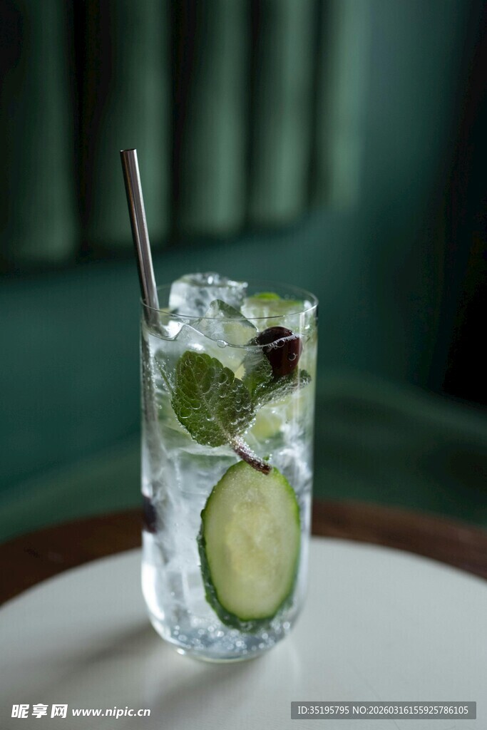 清凉黄瓜薄荷冰饮