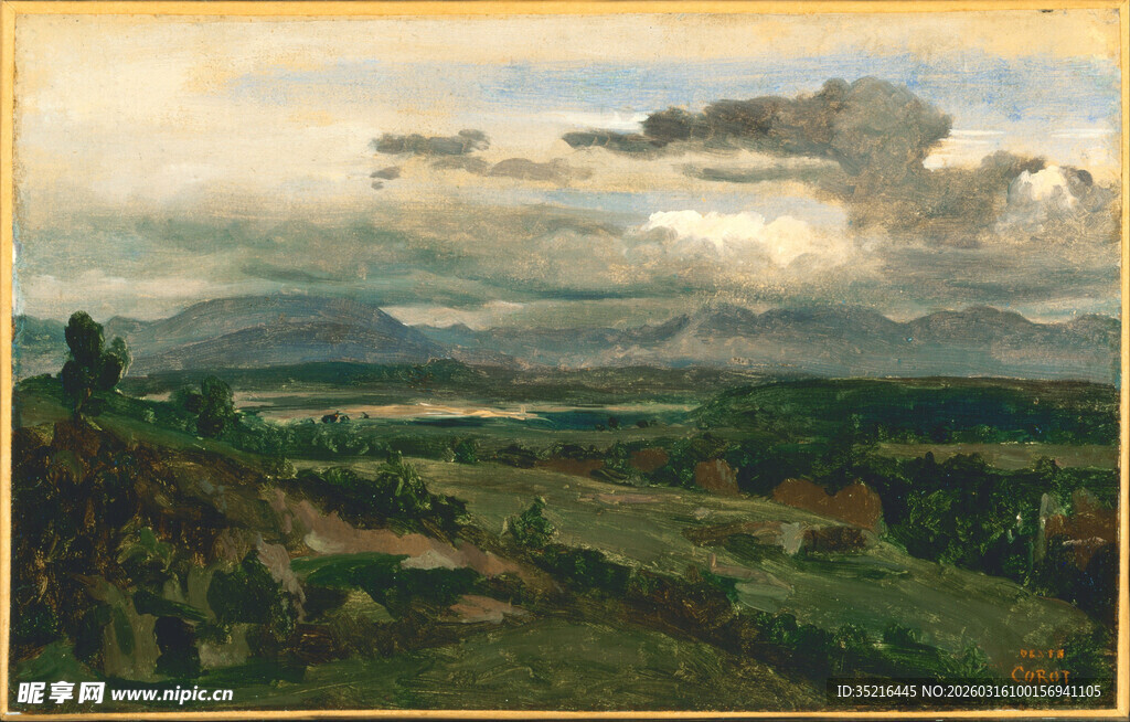 田园风光美景图