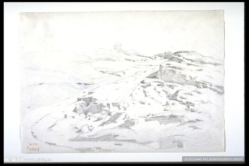 古代战争场景白描图