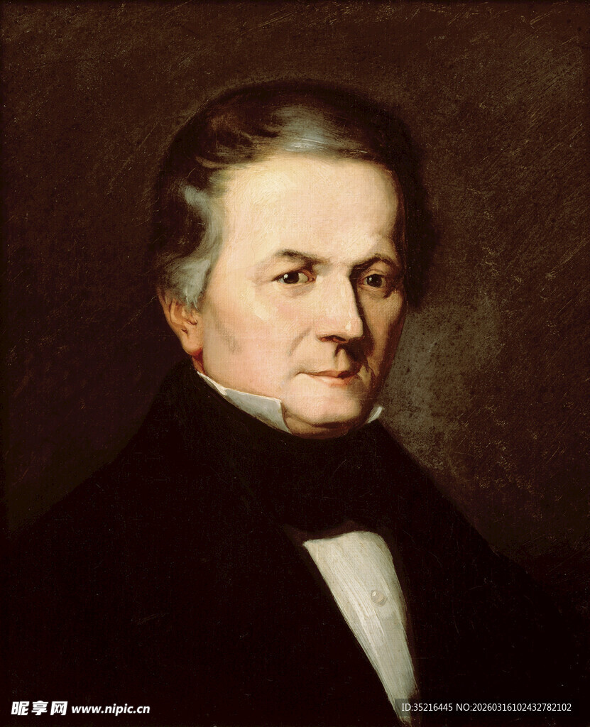 古典装扮男士肖像