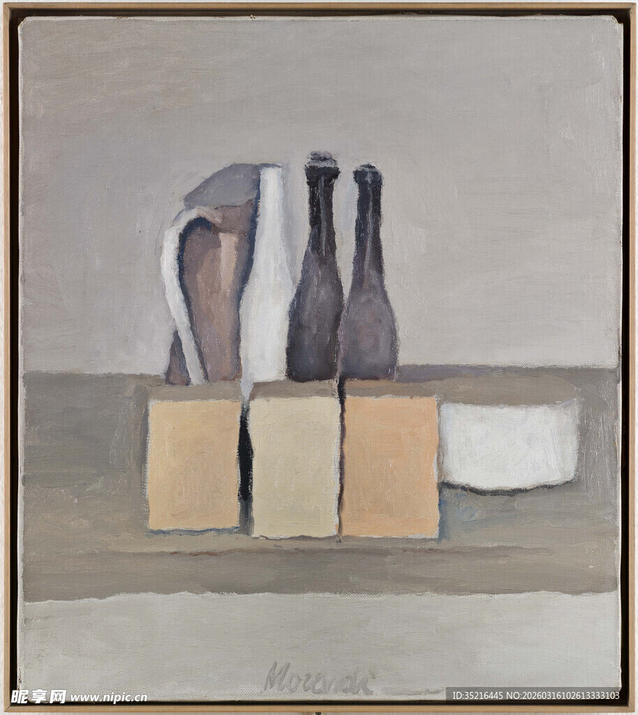 静物组合绘画作品