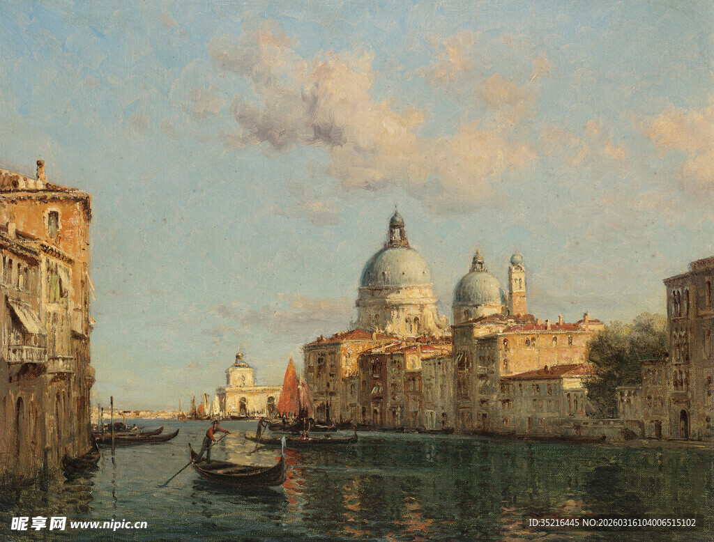 威尼斯水城河畔美丽景致