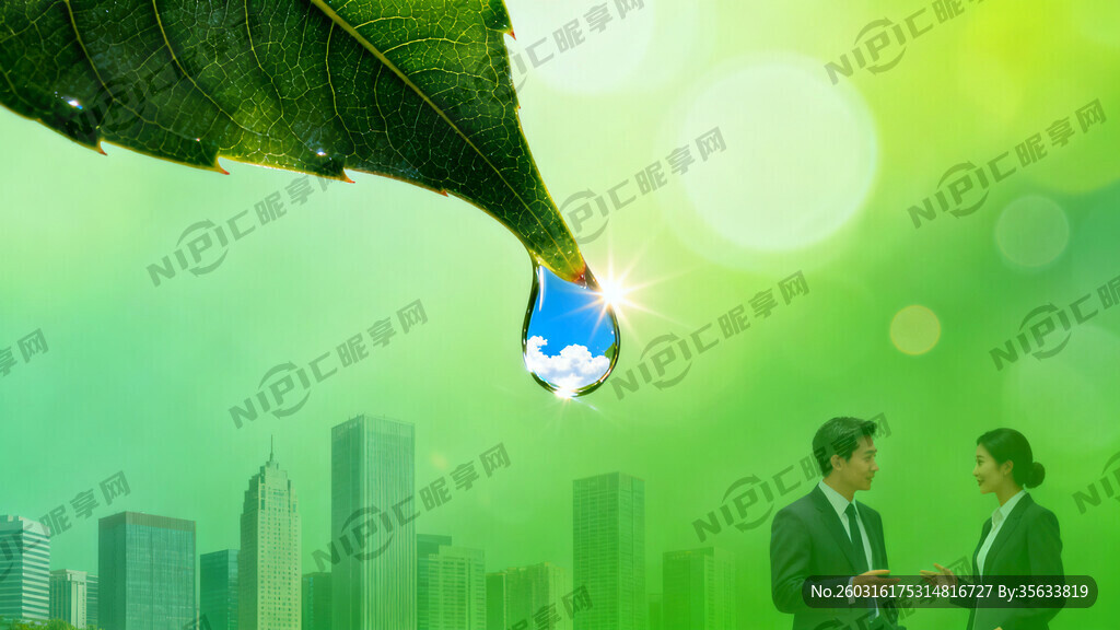 底色为绿色渐变 