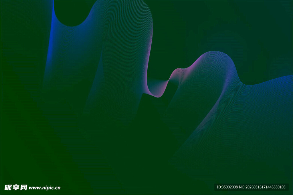 抽象渐变色彩流体背景图