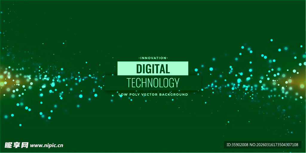 绿色社交网络背景图
